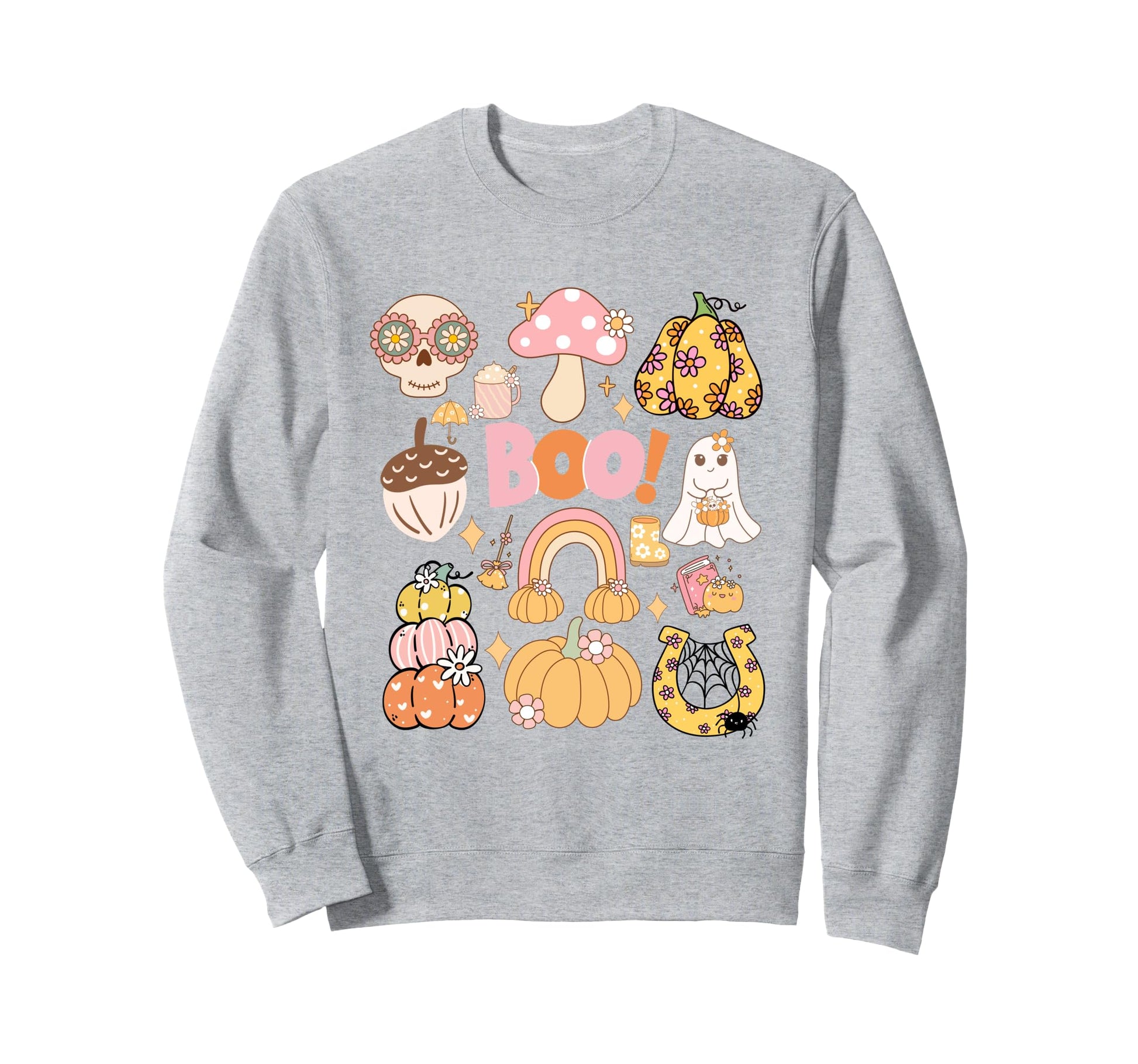 Floral Fall Boho And Sweatshirt - Unique Graphic for Adults - T-Shirt, Sweatshirt, Hoodie