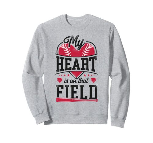 Baseball Fan Mom Mother Sweatshirt - Casual Everyday Wear Unisex - T-Shirt, Sweatshirt, Hoodie