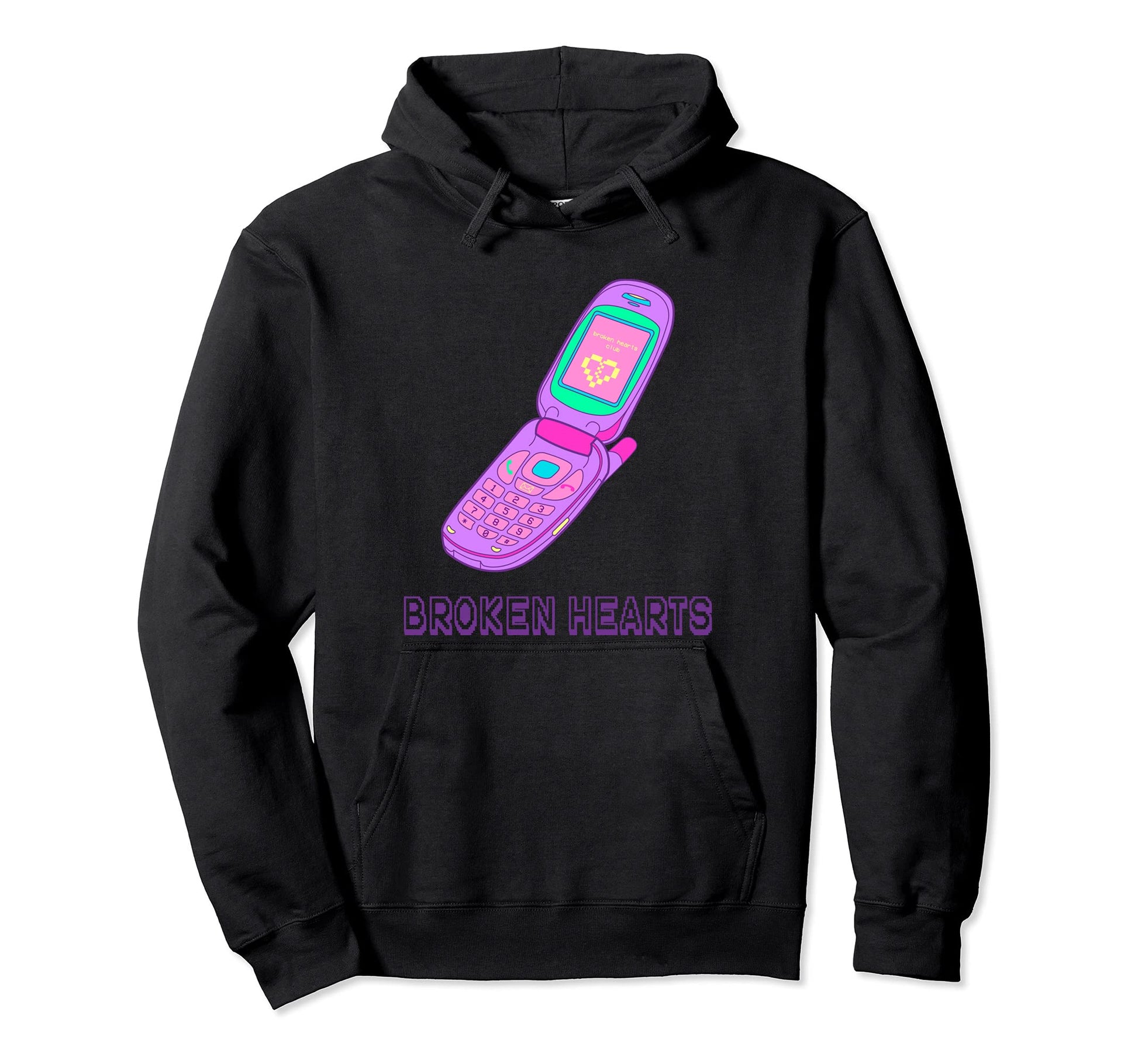 Broken Hearts Club Anime Manga Otaku Hoodie - Graphic Print Men Women - T-Shirt, Sweatshirt, Hoodie