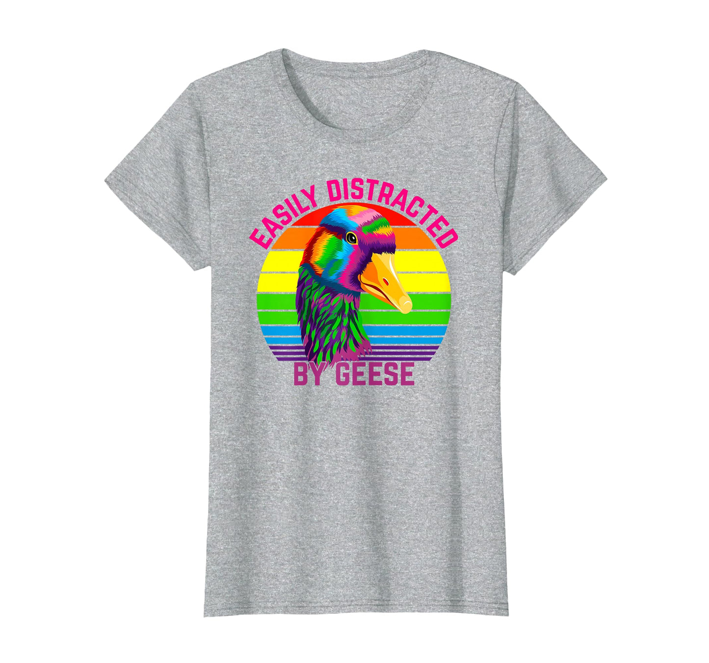 Easily Distracted Canadian Geese T-Shirt - Fun Novelty Design for Adults - T-Shirt, Sweatshirt, Hoodie