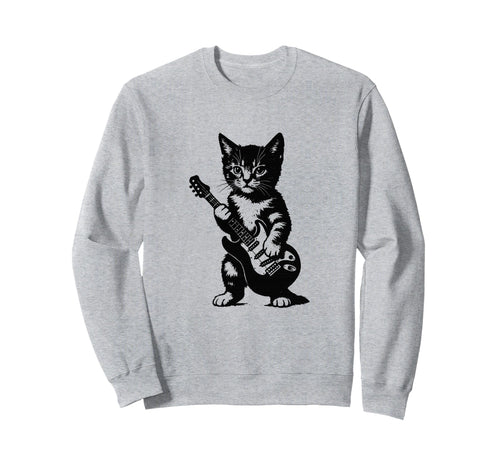 Punk Rock Y2K Kitten 90S Grunge Sweatshirt - Novelty Apparel for Adults - T-Shirt, Sweatshirt, Hoodie