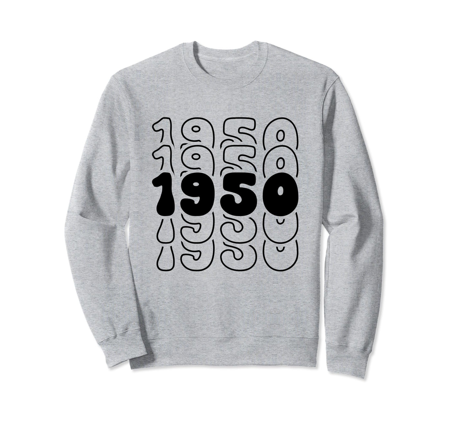 74 Year Old Groovy 74Th Birthday Sweatshirt - Graphic Print for Adults - T-Shirt, Sweatshirt, Hoodie
