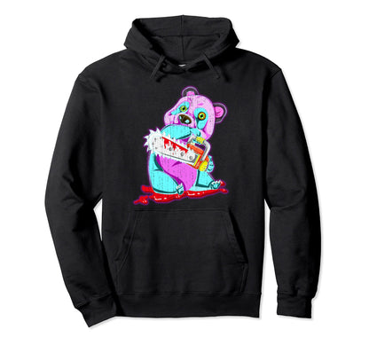 Creepy Panda Bear Vaporwave Aesthetic Hoodie - Minimalist Print for Adults - T-Shirt, Sweatshirt, Hoodie