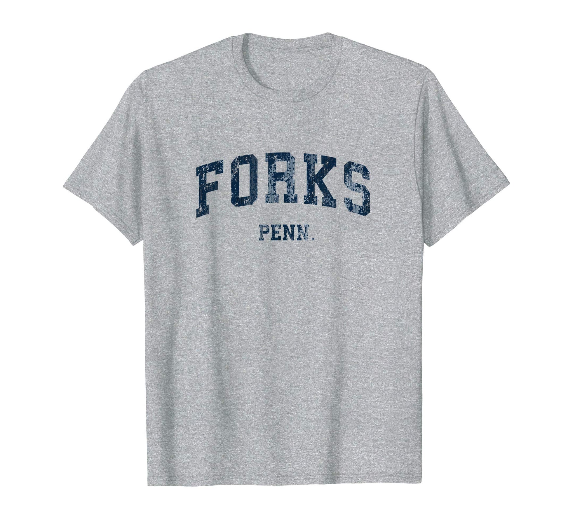 Forks Pennsylvania Pa Varsity Sports Navy T-Shirt - Minimalist Print Unisex - T-Shirt, Sweatshirt, Hoodie