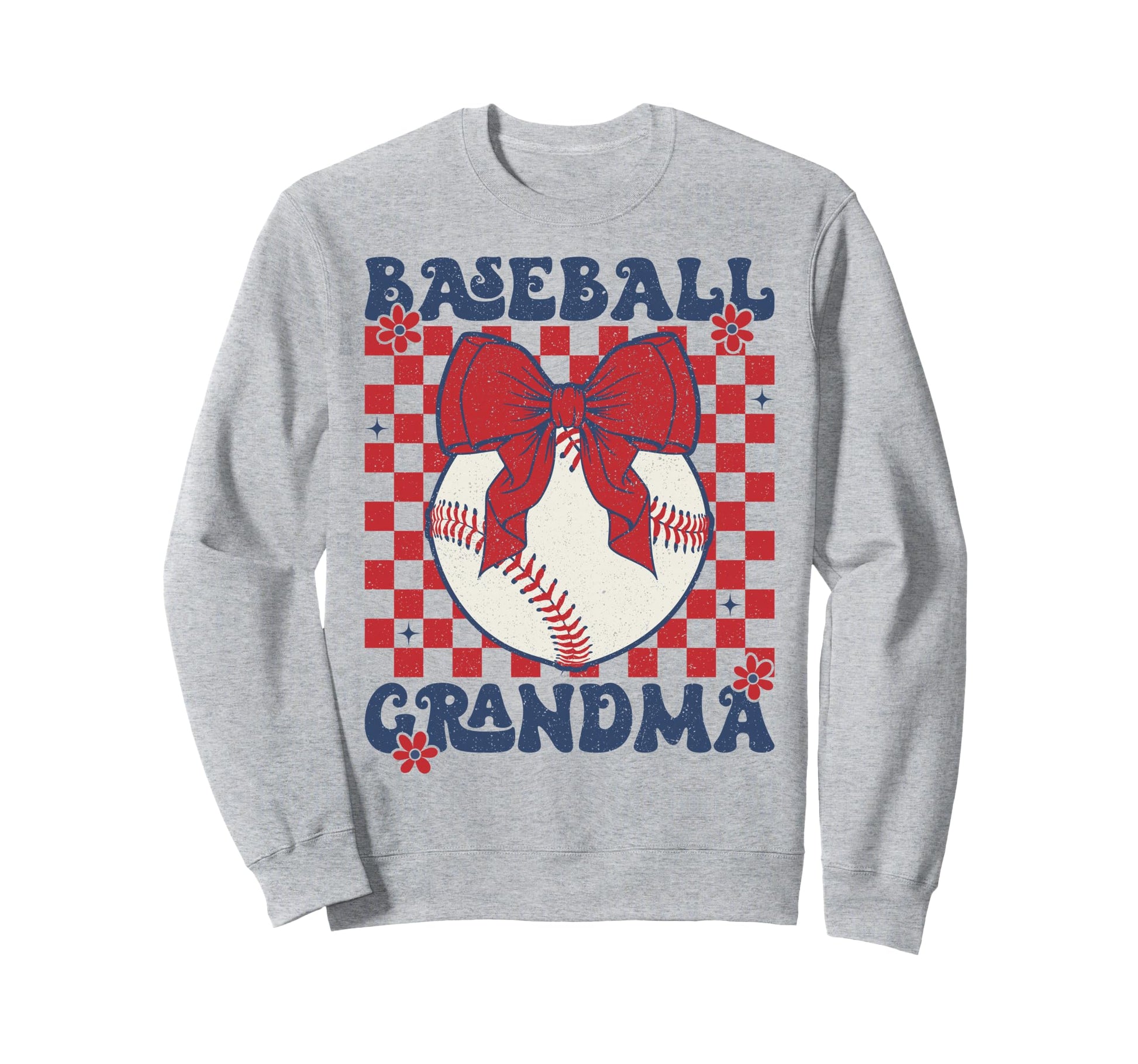Baseball Grandma Coquette Bow Game Sweatshirt - Trendy Graphic Men Women - T-Shirt, Sweatshirt, Hoodie