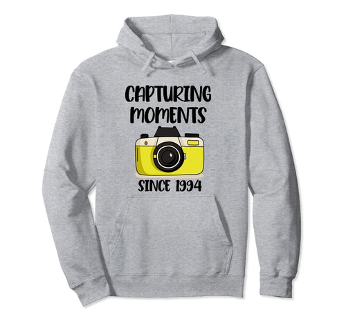 Photographer Birthday Capturing Moments Hoodie - Fun Novelty Design Unisex - T-Shirt, Sweatshirt, Hoodie