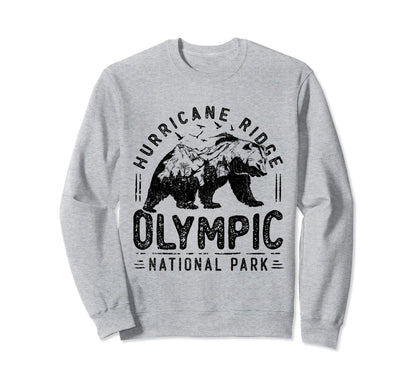 Olympic National Park Mountain Sweatshirt - Trendy Graphic Men Women - T-Shirt, Sweatshirt, Hoodie