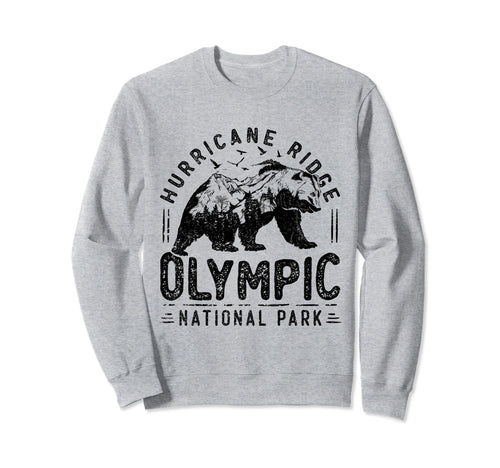 Olympic National Park Mountain Sweatshirt - Trendy Graphic Men Women - T-Shirt, Sweatshirt, Hoodie