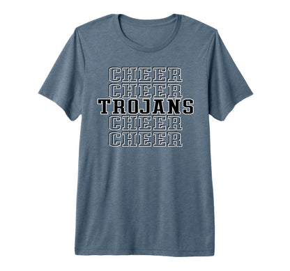 Trojans Cheer Squad Cheerleader Cheer T-Shirt - Novelty Apparel for Adults - T-Shirt, Sweatshirt, Hoodie