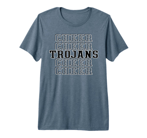 Trojans Cheer Squad Cheerleader Cheer T-Shirt - Novelty Apparel for Adults - T-Shirt, Sweatshirt, Hoodie