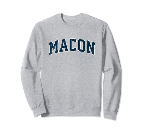 Macon Georgia Ga Varsity Sports Sweatshirt - Fun Novelty Design Men Women - T-Shirt, Sweatshirt, Hoodie