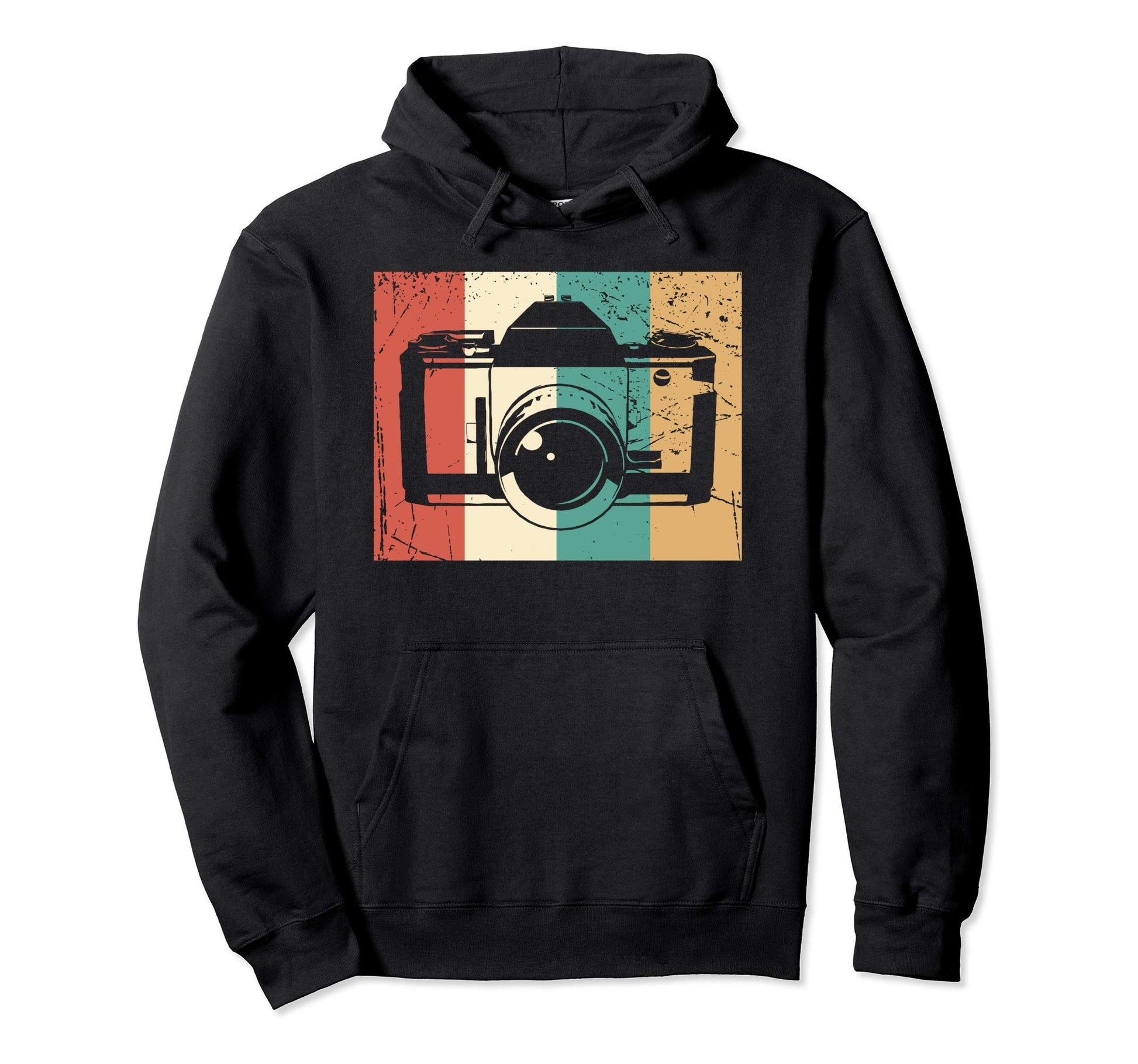 Eighties Photography Camera Hoodie - Graphic Print Unisex - T-Shirt, Sweatshirt, Hoodie