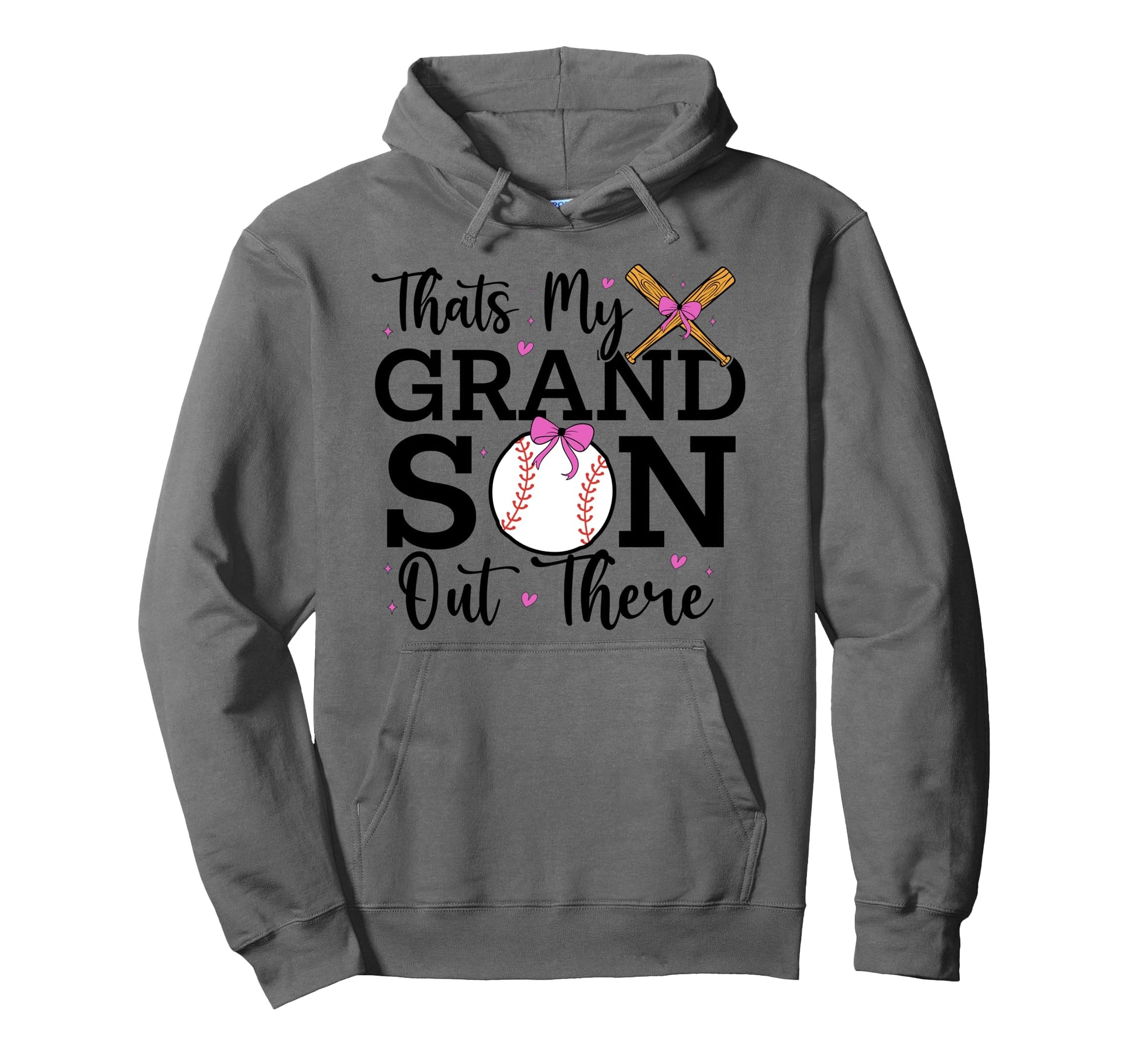 Thats My Grandson Out There Baseball Hoodie - Custom Art Print Men Women - T-Shirt, Sweatshirt, Hoodie