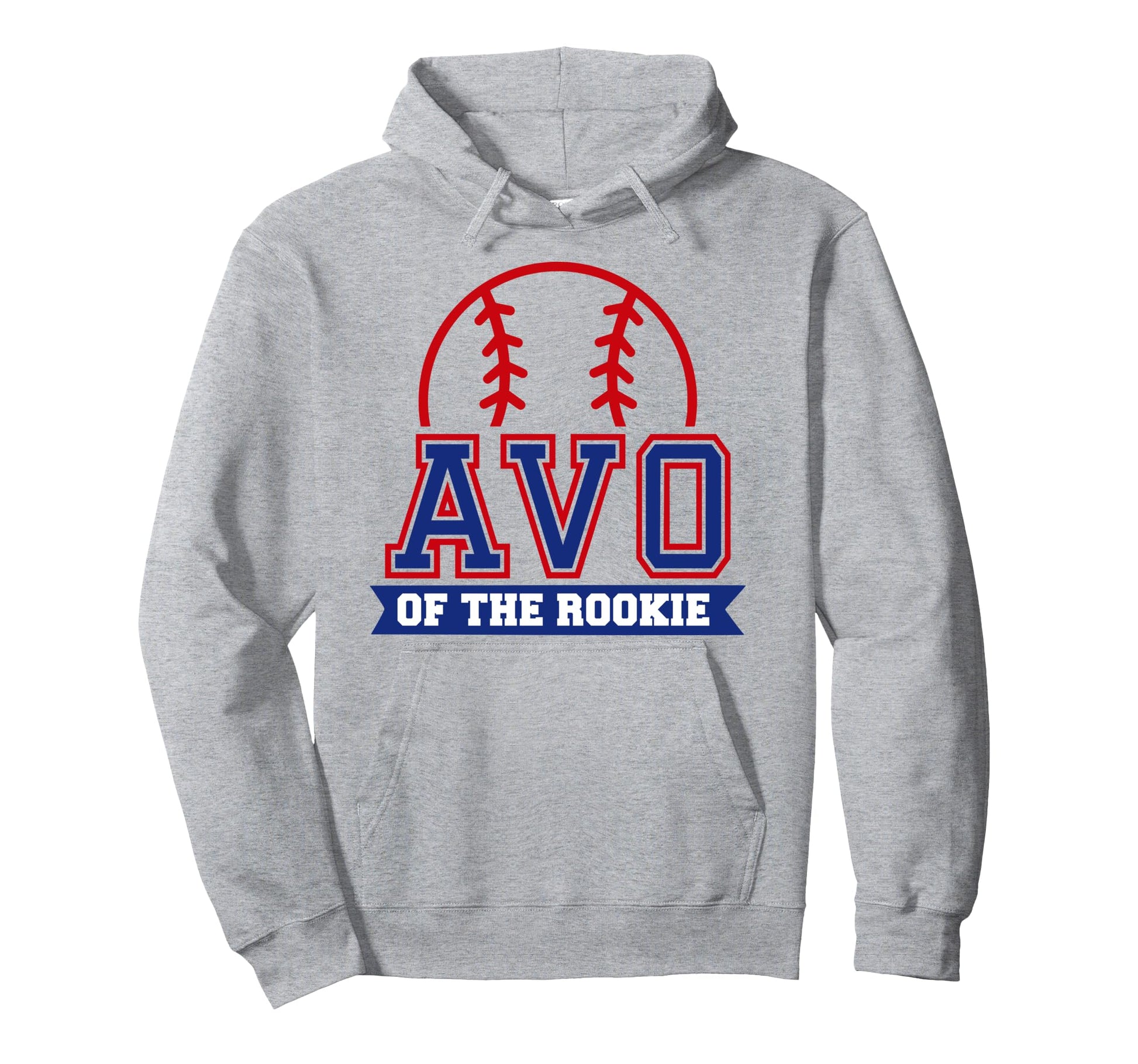 Avo Rookie 1St Birthday Baseball Theme Hoodie - Fun Novelty Design Unisex - T-Shirt, Sweatshirt, Hoodie
