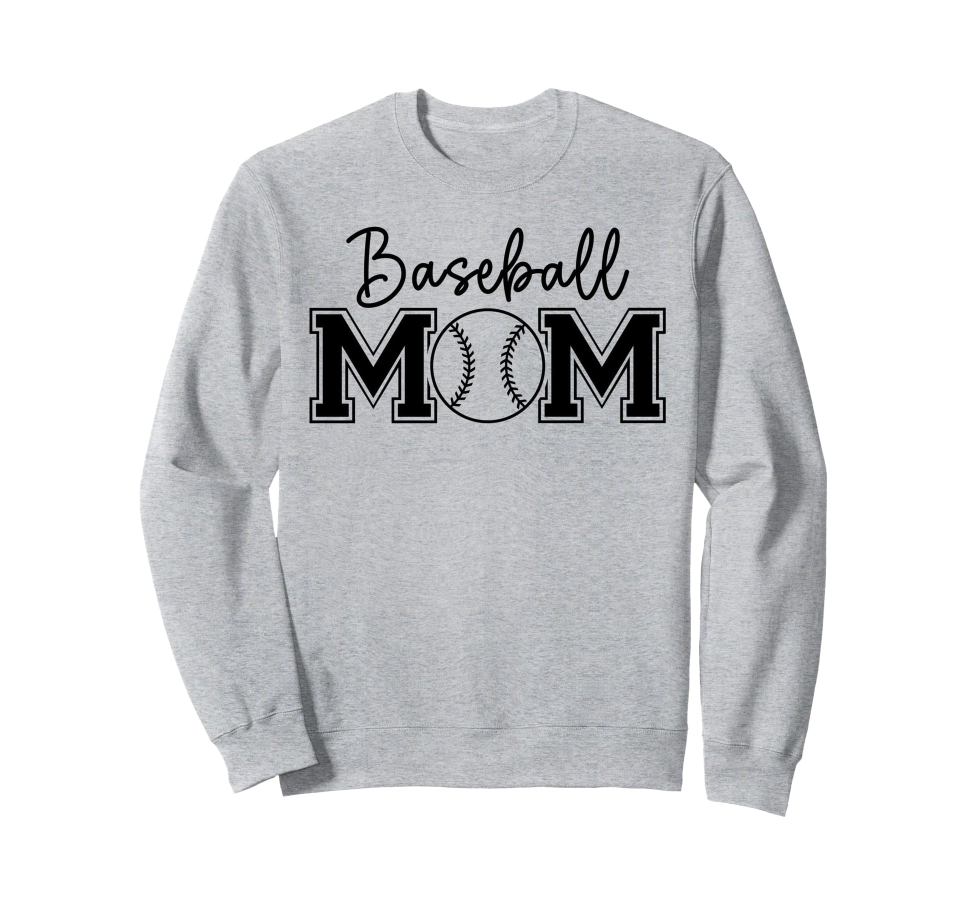 Funny Baseball Mom Baseball Sweatshirt - Casual Everyday Wear for Adults - T-Shirt, Sweatshirt, Hoodie