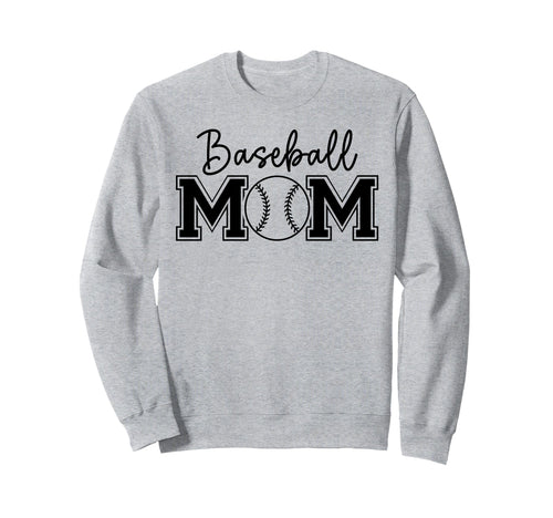 Funny Baseball Mom Baseball Sweatshirt - Casual Everyday Wear for Adults - T-Shirt, Sweatshirt, Hoodie