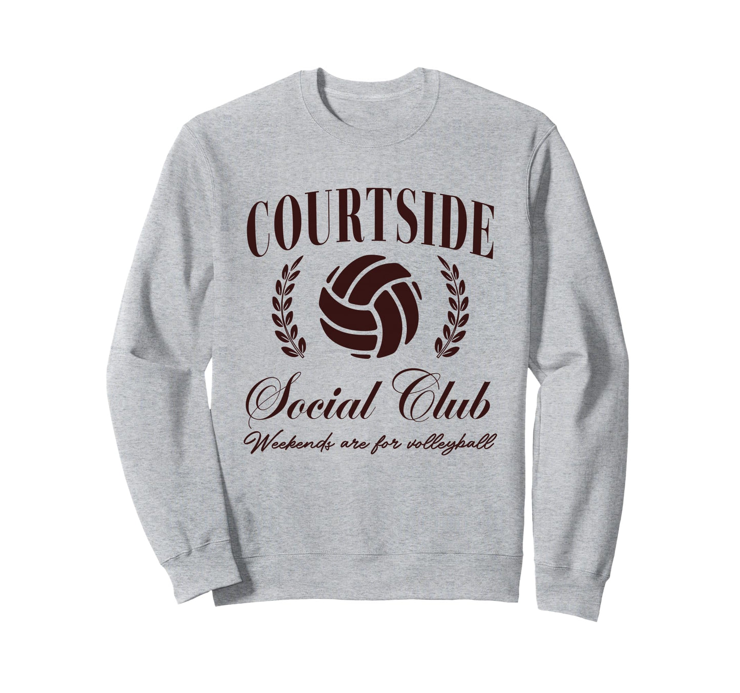 Courtside Social Club Weekends Sweatshirt - Custom Art Print for Adults - T-Shirt, Sweatshirt, Hoodie