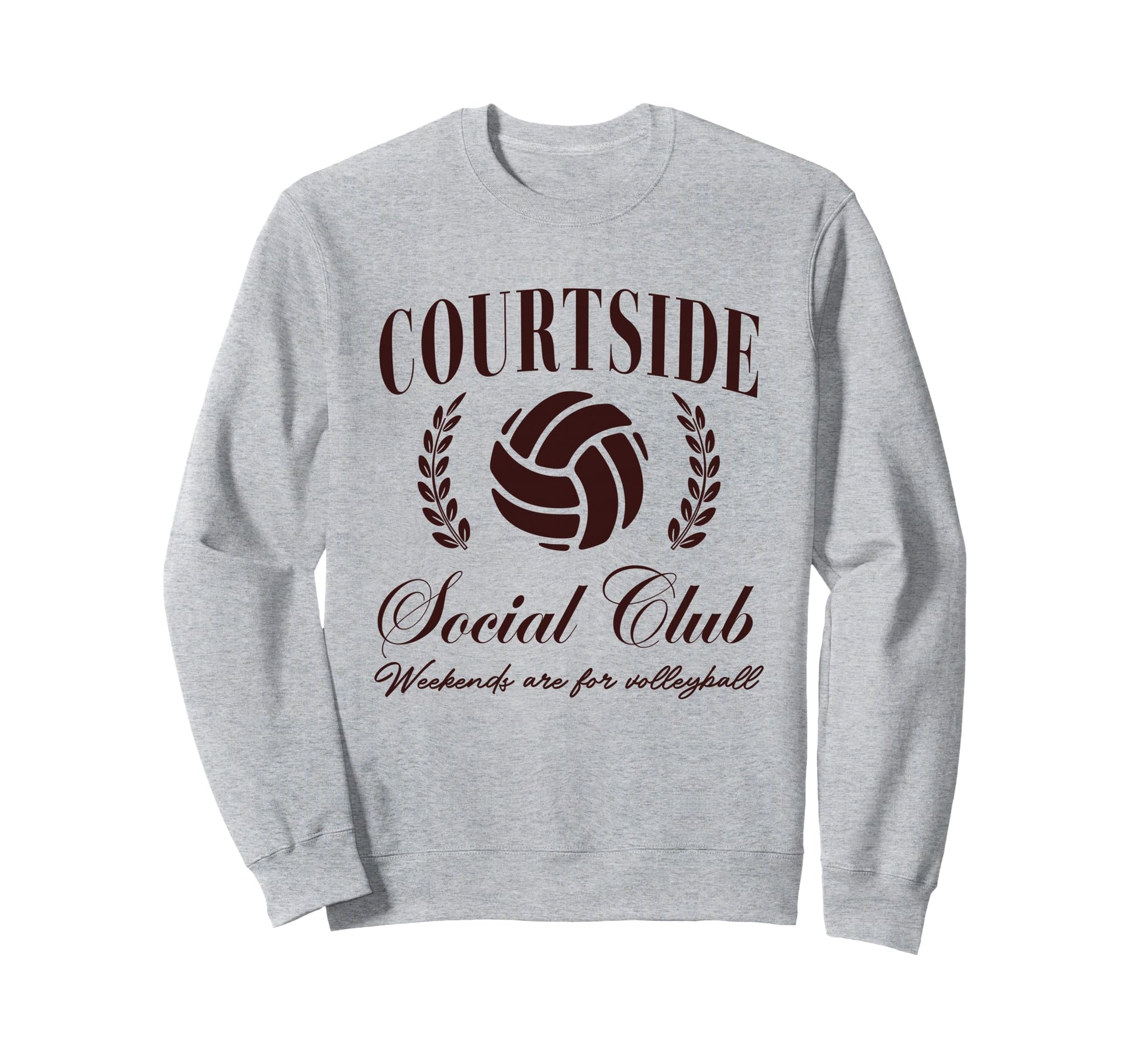 Courtside Social Club Weekends Sweatshirt - Custom Art Print for Adults - T-Shirt, Sweatshirt, Hoodie