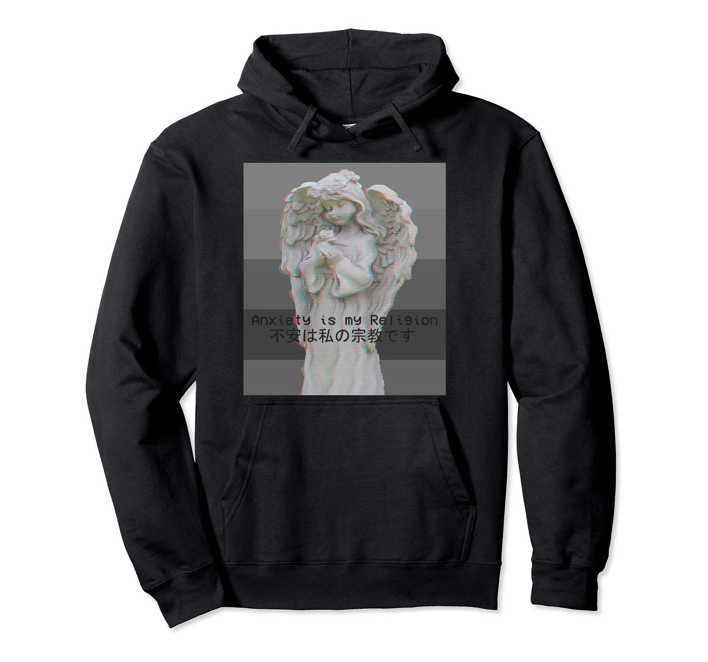 Anxiety Is My Religion Aesthetic Hoodie - Minimalist Print Unisex - T-Shirt, Sweatshirt, Hoodie