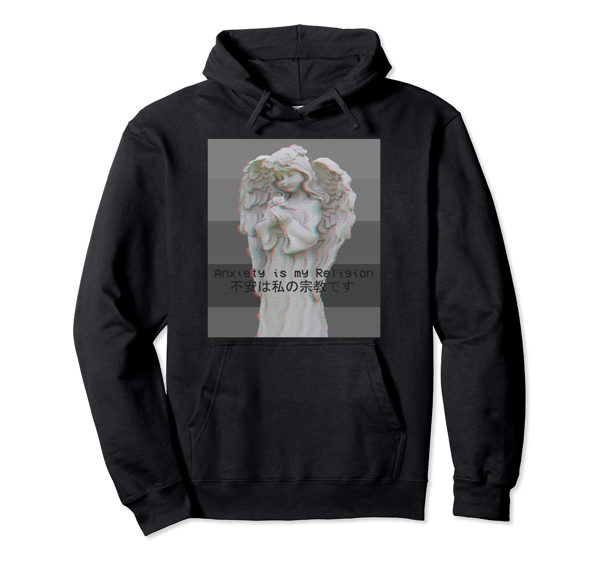 Anxiety Is My Religion Aesthetic Hoodie - Minimalist Print Unisex - T-Shirt, Sweatshirt, Hoodie