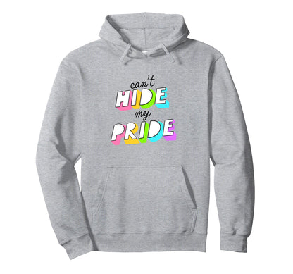 Trendy Pride Cant Hide My Pride Neon Hoodie - Trendy Graphic Men Women - T-Shirt, Sweatshirt, Hoodie