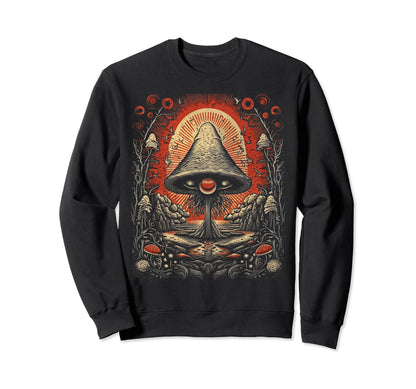Grunge Mushroom Goth Fungi 73 Sweatshirt - Fun Novelty Design Men Women - T-Shirt, Sweatshirt, Hoodie