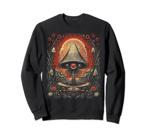 Grunge Mushroom Goth Fungi 73 Sweatshirt - Fun Novelty Design Men Women - T-Shirt, Sweatshirt, Hoodie