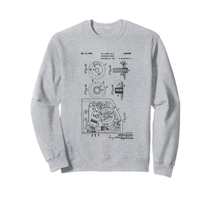 Camera Photographic Patent 1934 Sweatshirt - Novelty Apparel for Adults - T-Shirt, Sweatshirt, Hoodie