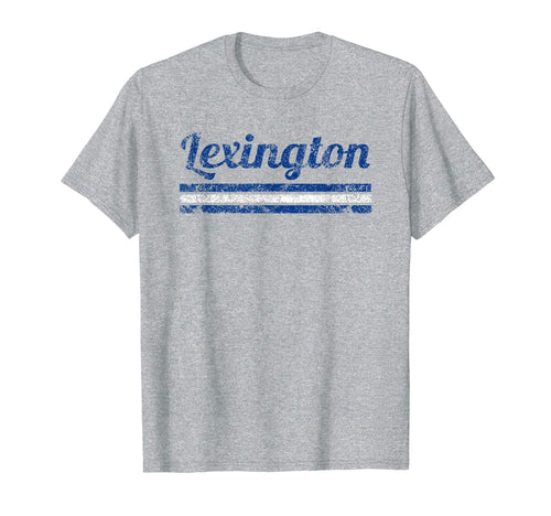 Lexington Kentucky Weathered Stripe T-Shirt - Unique Graphic Unisex - T-Shirt, Sweatshirt, Hoodie