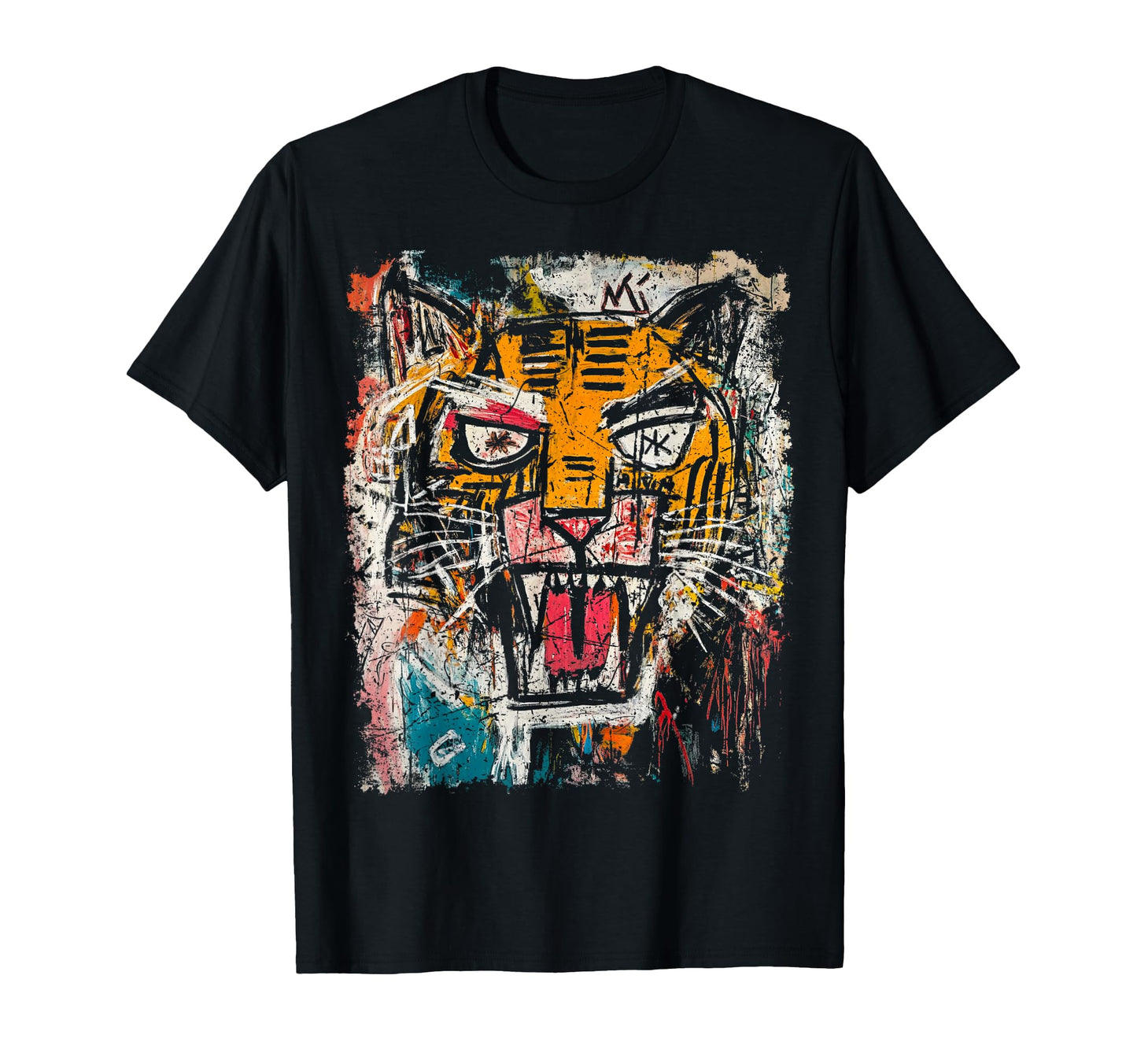 Pop Art Tiger 90S Graffiti T-Shirt - Custom Art Print Men Women - T-Shirt, Sweatshirt, Hoodie