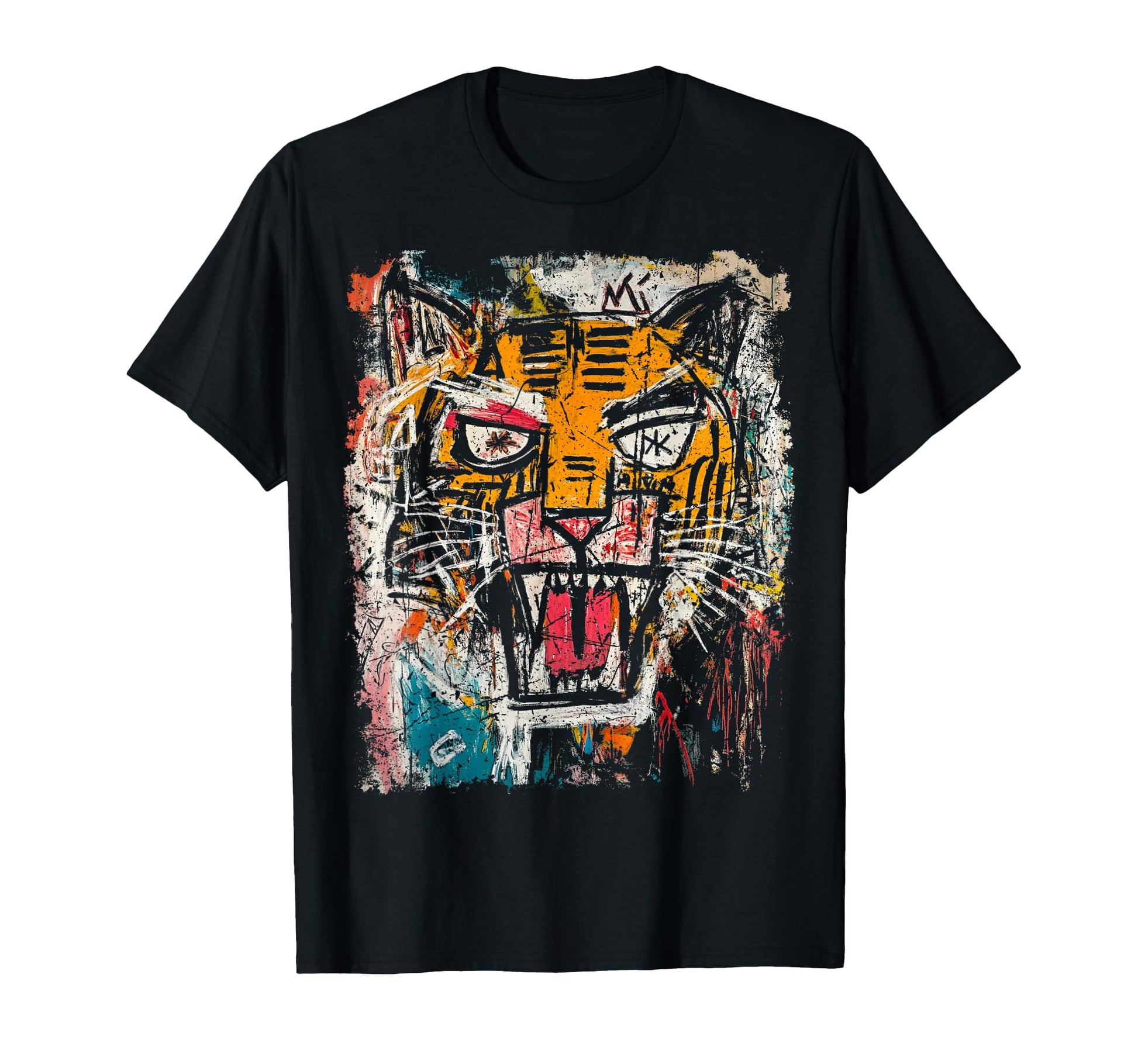 Pop Art Tiger 90S Graffiti T-Shirt - Custom Art Print Men Women - T-Shirt, Sweatshirt, Hoodie