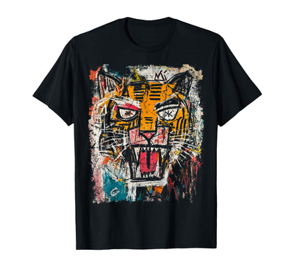 Pop Art Tiger 90S Graffiti T-Shirt - Custom Art Print Men Women - T-Shirt, Sweatshirt, Hoodie