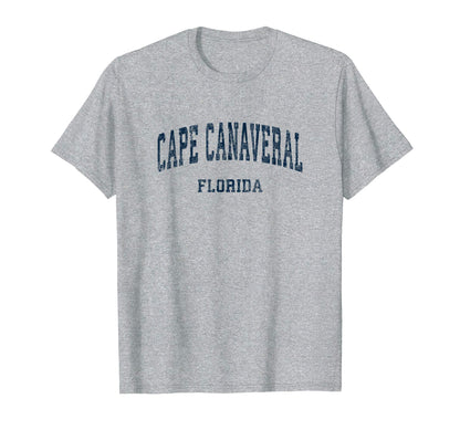 Cape Canaveral Florida Fl Varsity Sports T-Shirt - Novelty Apparel Unisex - T-Shirt, Sweatshirt, Hoodie