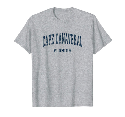 Cape Canaveral Florida Fl Varsity Sports T-Shirt - Novelty Apparel Unisex - T-Shirt, Sweatshirt, Hoodie