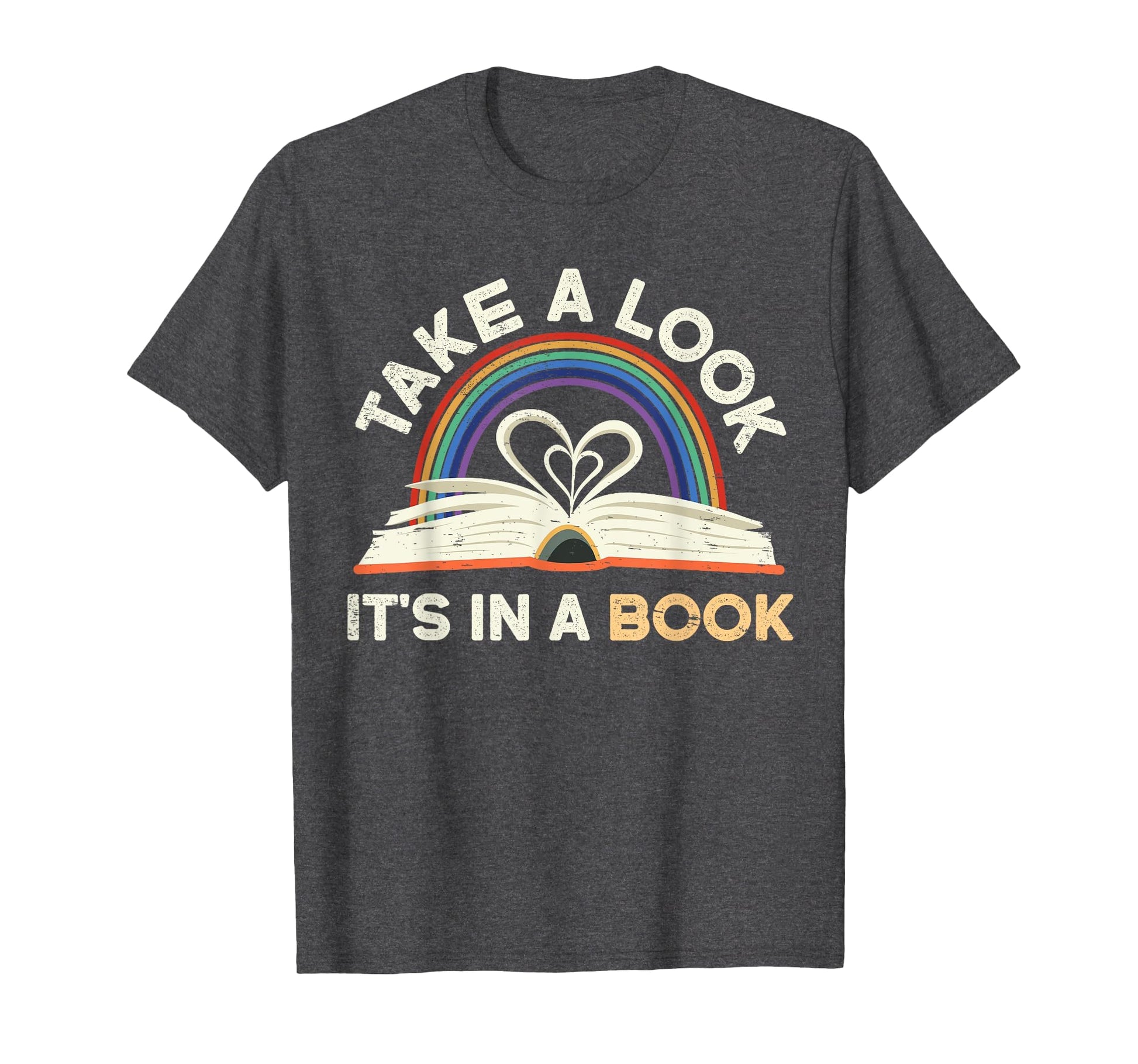 Take Its Book Reading Rainbow T-Shirt - Trendy Graphic Unisex - T-Shirt, Sweatshirt, Hoodie