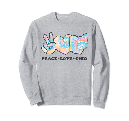 Tie Dye Ohio Hippie Gift Co T-Shirt - Graphic Print Men Women - T-Shirt, Sweatshirt, Hoodie