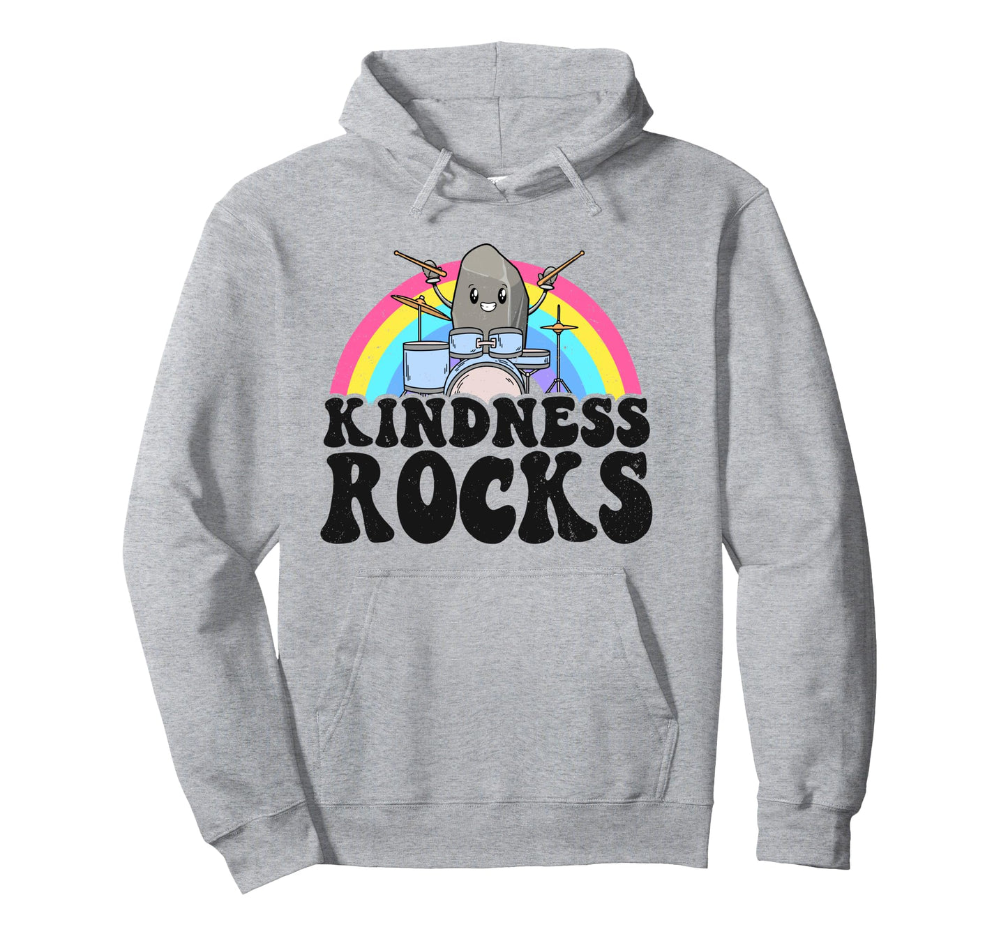 Anti Bullying Rainbow Hippie Music Hoodie - Custom Art Print Men Women - T-Shirt, Sweatshirt, Hoodie