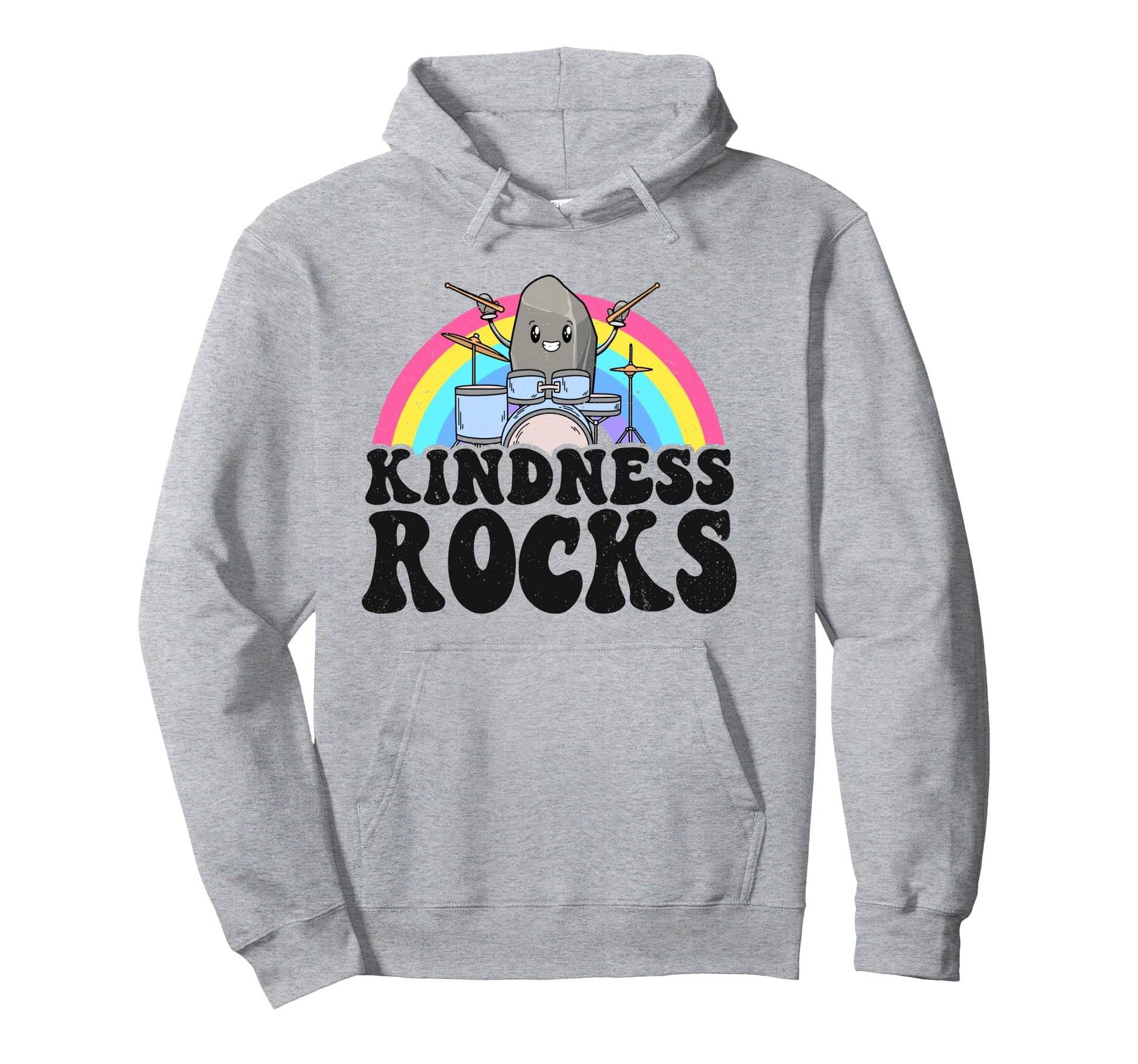 Anti Bullying Rainbow Hippie Music Hoodie - Custom Art Print Men Women - T-Shirt, Sweatshirt, Hoodie