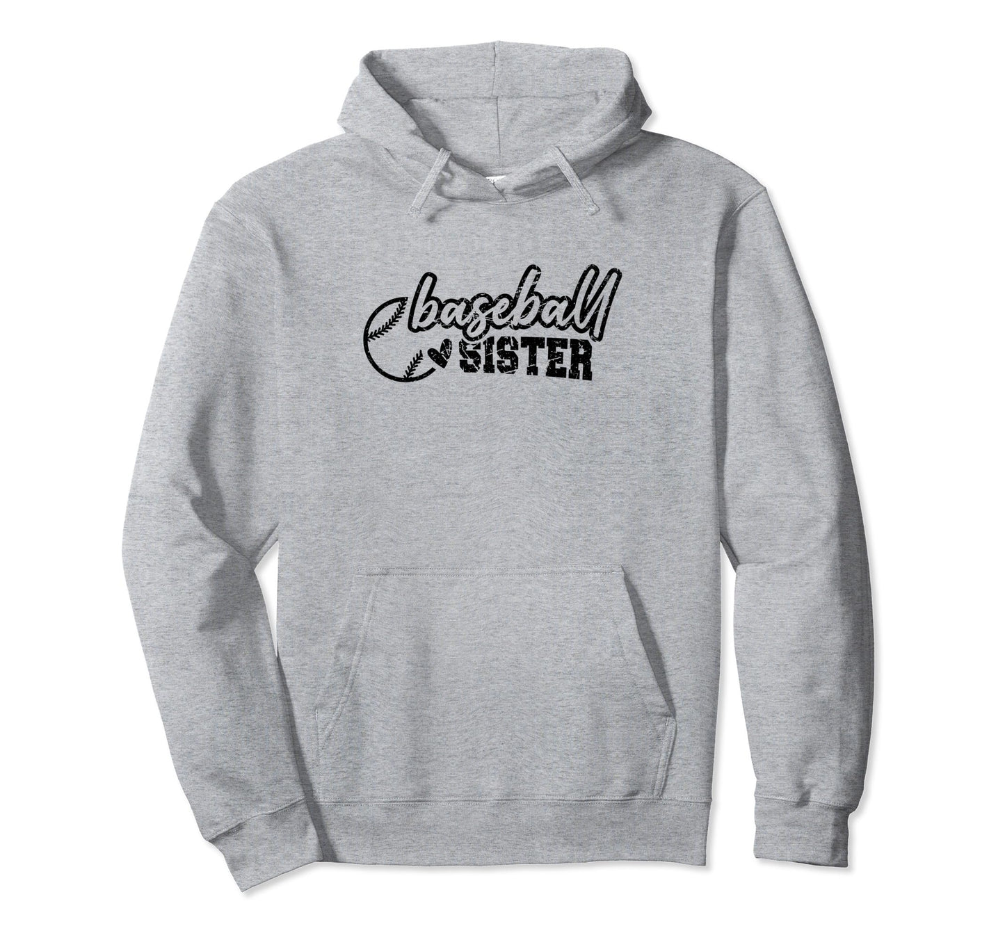 Baseball Sister Funny Sporty Hoodie - Aesthetic Graphic for Adults - T-Shirt, Sweatshirt, Hoodie