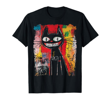 Pop Art Cat 90S Mens Graffiti T-Shirt - Aesthetic Graphic Men Women - T-Shirt, Sweatshirt, Hoodie