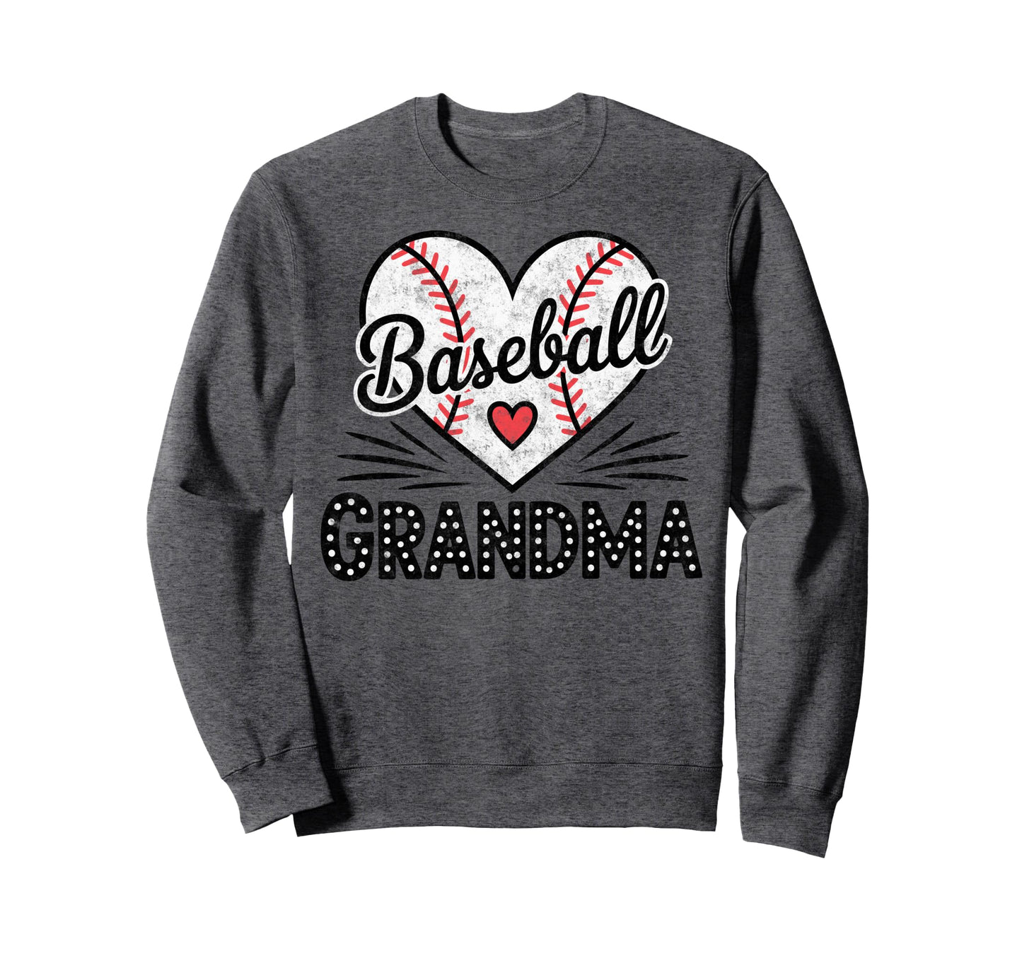 Baseball Nana Grandma Player Fan Sweatshirt - Trendy Graphic Unisex - T-Shirt, Sweatshirt, Hoodie