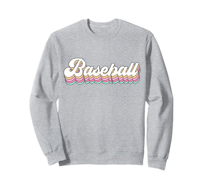 Mom Baseball Aesthetic Teen Sweatshirt - Fun Novelty Design for Adults - T-Shirt, Sweatshirt, Hoodie