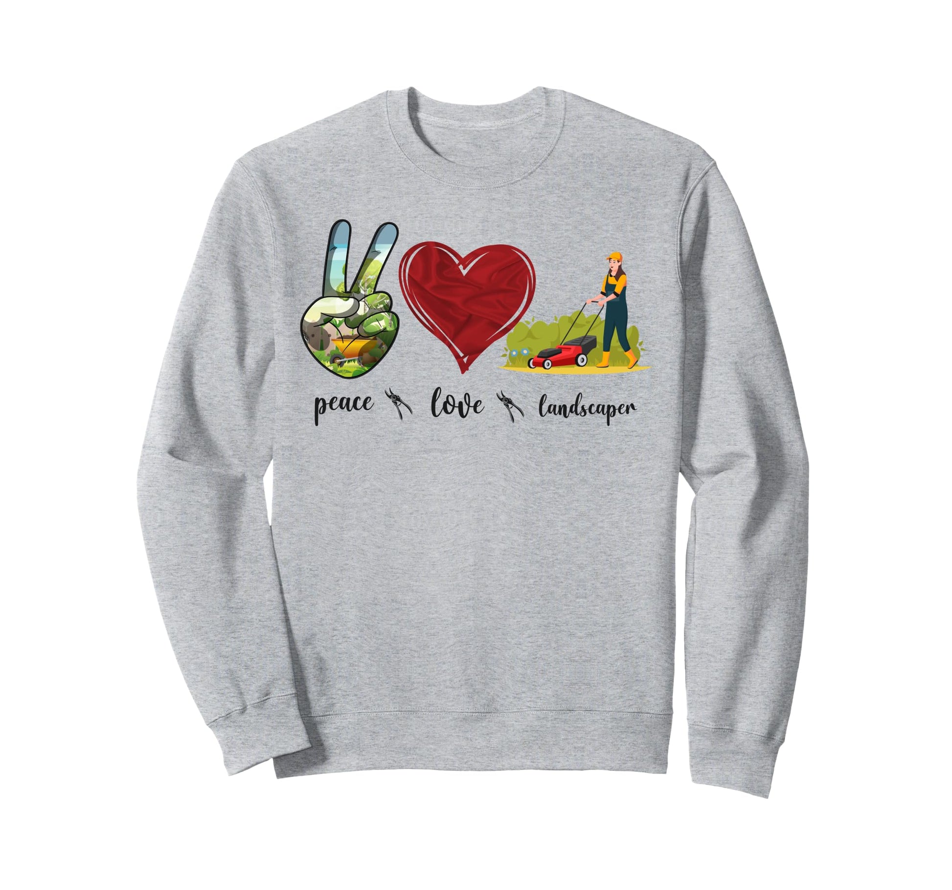 Landscaper Landscaping Landscape Sweatshirt - Custom Art Print Men Women - T-Shirt, Sweatshirt, Hoodie