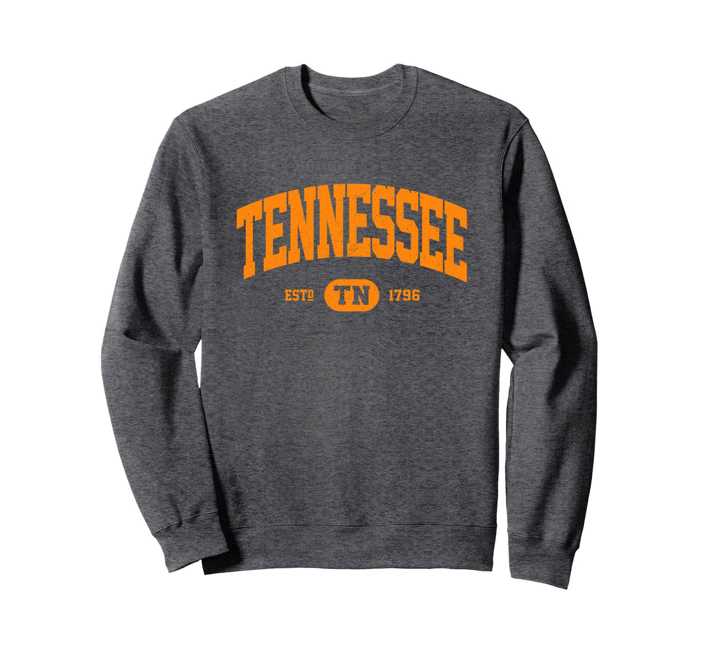 Orange Tn Varsity Tennessee Sweatshirt - Novelty Apparel Unisex - T-Shirt, Sweatshirt, Hoodie