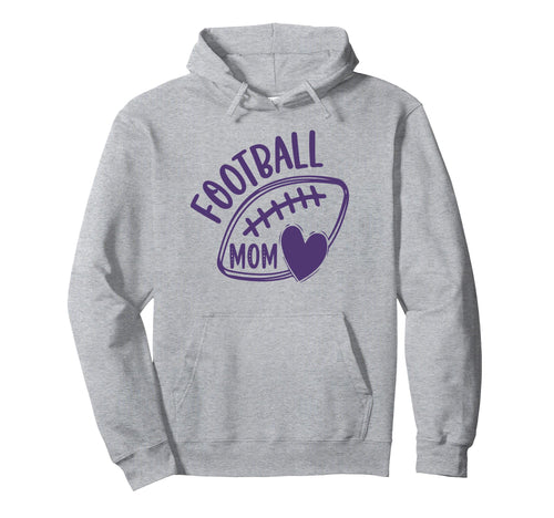 Womens Game Day Purple And White High Hoodie - Custom Art Print Men Women - T-Shirt, Sweatshirt, Hoodie
