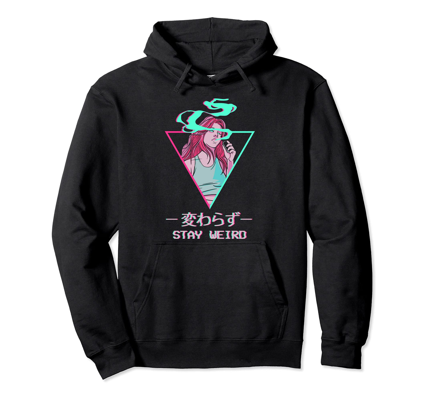 Stay Weird Japanese Otaku Anime Hoodie - Novelty Apparel Men Women - T-Shirt, Sweatshirt, Hoodie