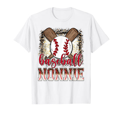 Baseball Nonnie Leopard Proud Ball T-Shirt - Aesthetic Graphic Unisex - T-Shirt, Sweatshirt, Hoodie