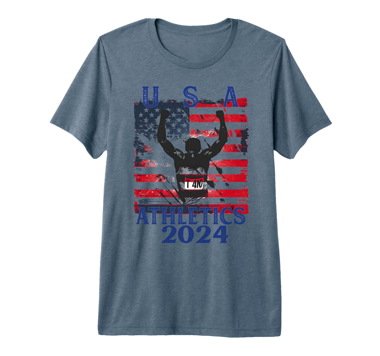 Usa Flag 2024 Fathers Day American T-Shirt - Graphic Print for Adults - T-Shirt, Sweatshirt, Hoodie