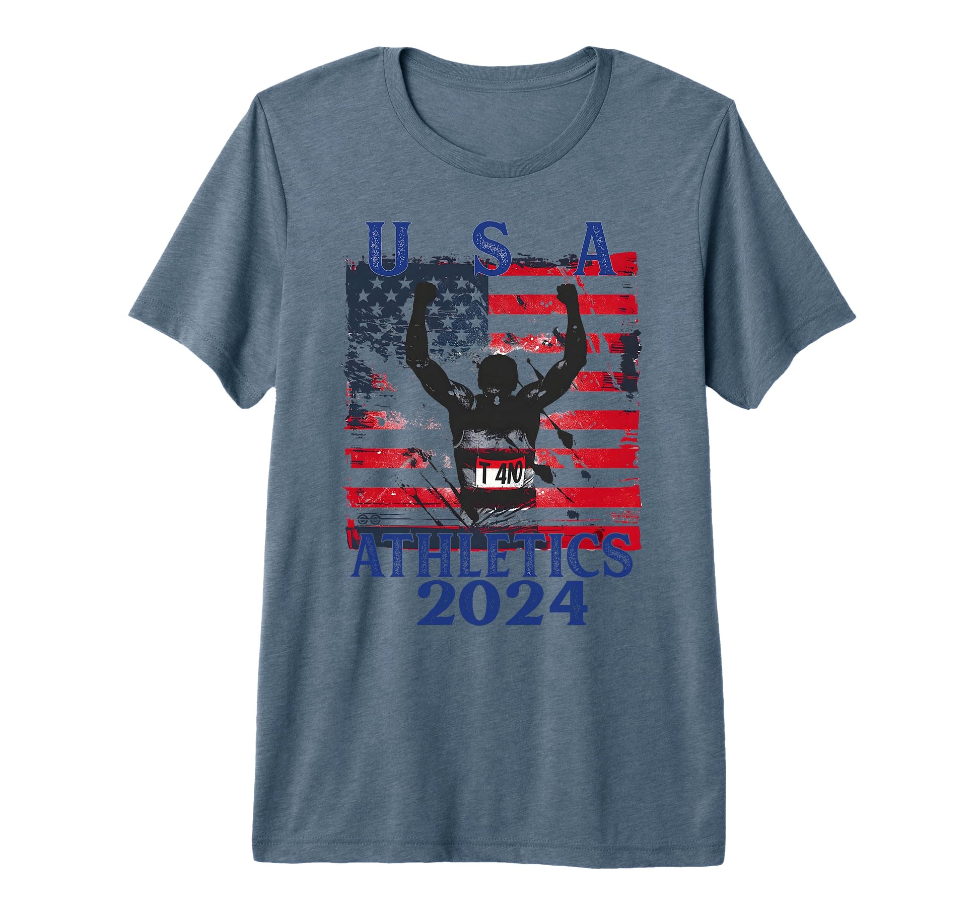 Usa Flag 2024 Fathers Day American T-Shirt - Graphic Print for Adults - T-Shirt, Sweatshirt, Hoodie