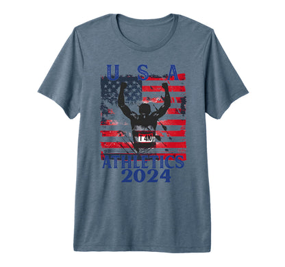 Usa Flag 2024 Fathers Day American T-Shirt - Graphic Print for Adults - T-Shirt, Sweatshirt, Hoodie